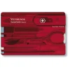Accessoire Outillage Victorinox Swisscard Translucide Red