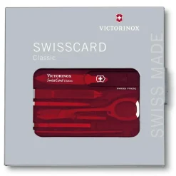 Accessoire Outillage Victorinox Swisscard Translucide Red