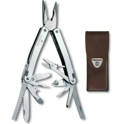 Accessoire Outillage Victorinox Swisstool Spirit X + Etui Cuir Argent