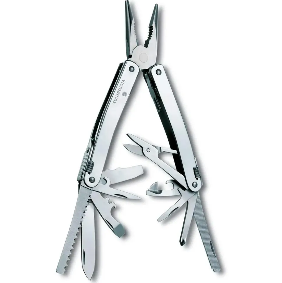 Accessoire Outillage Victorinox Swisstool Spirit X + Etui Cuir Argent