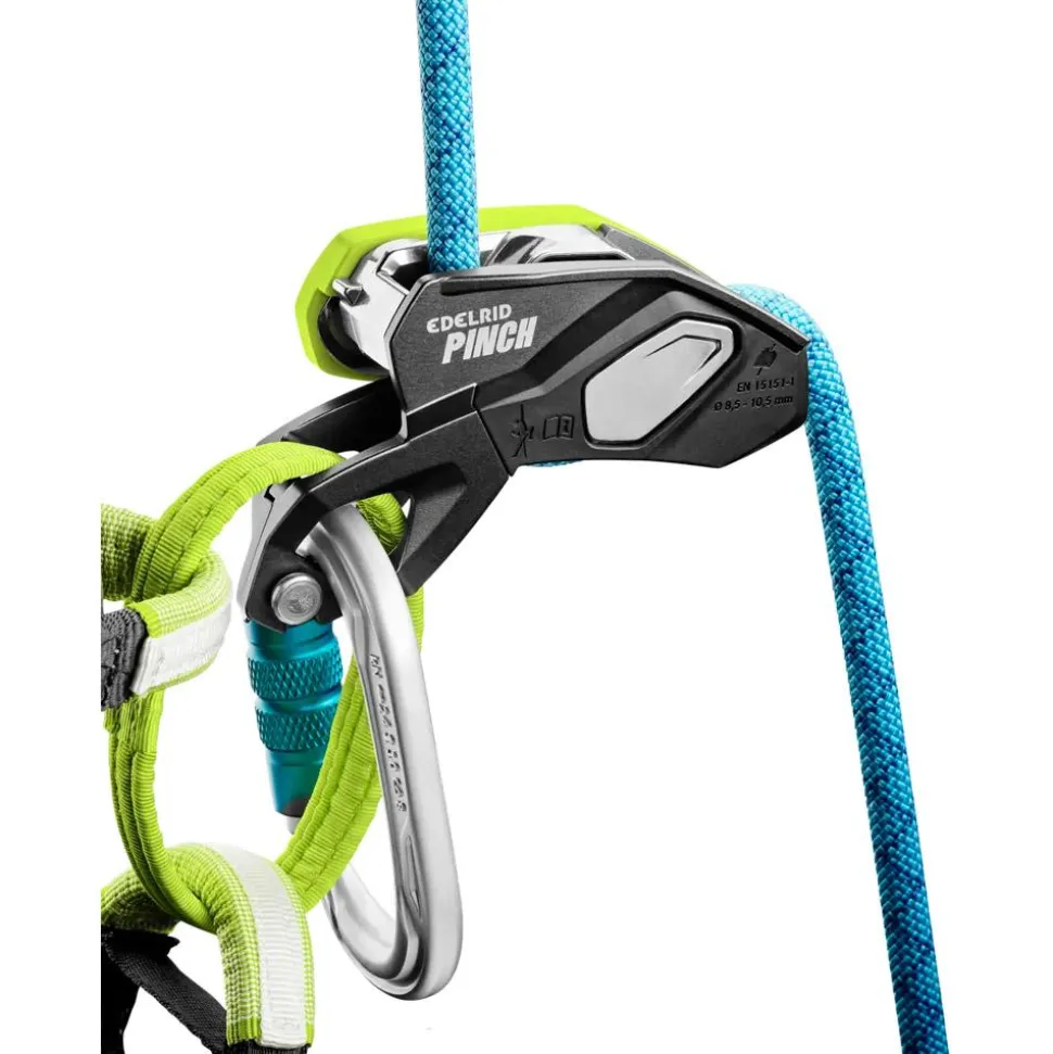 Assureur Edelrid Pinch Anthracite Oasis