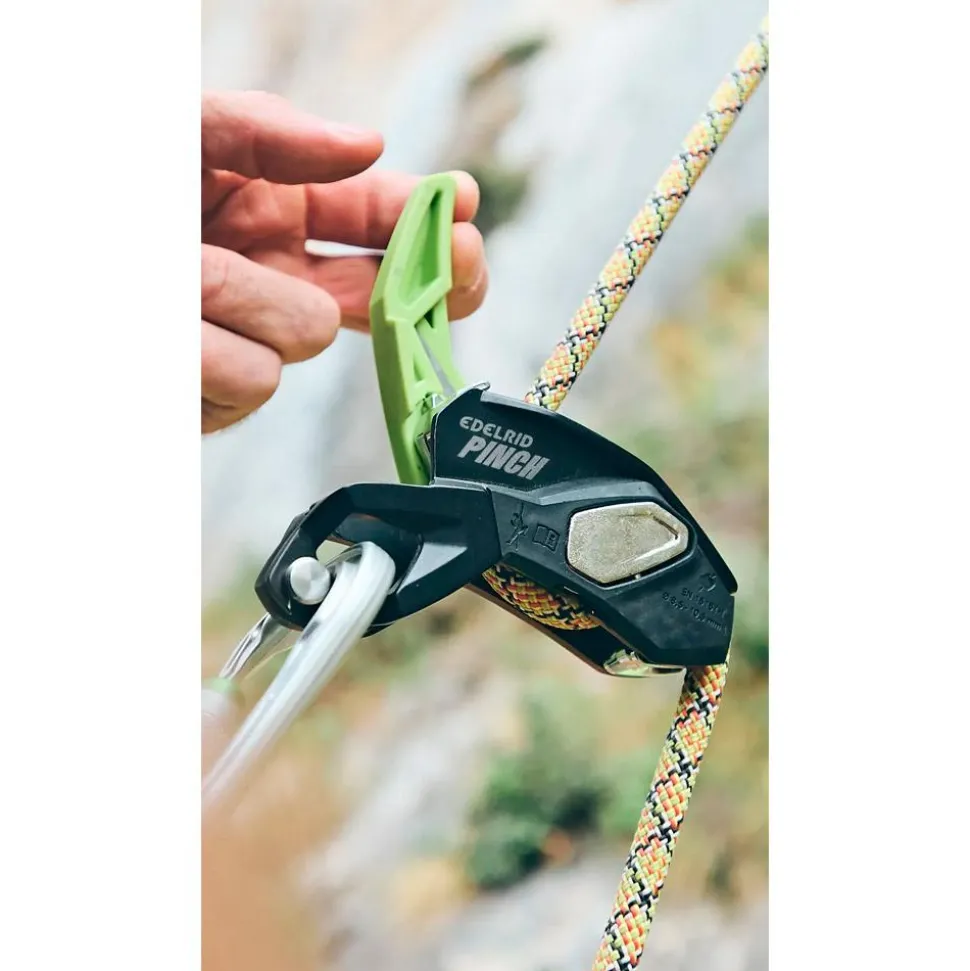 Assureur Edelrid Pinch Anthracite Oasis