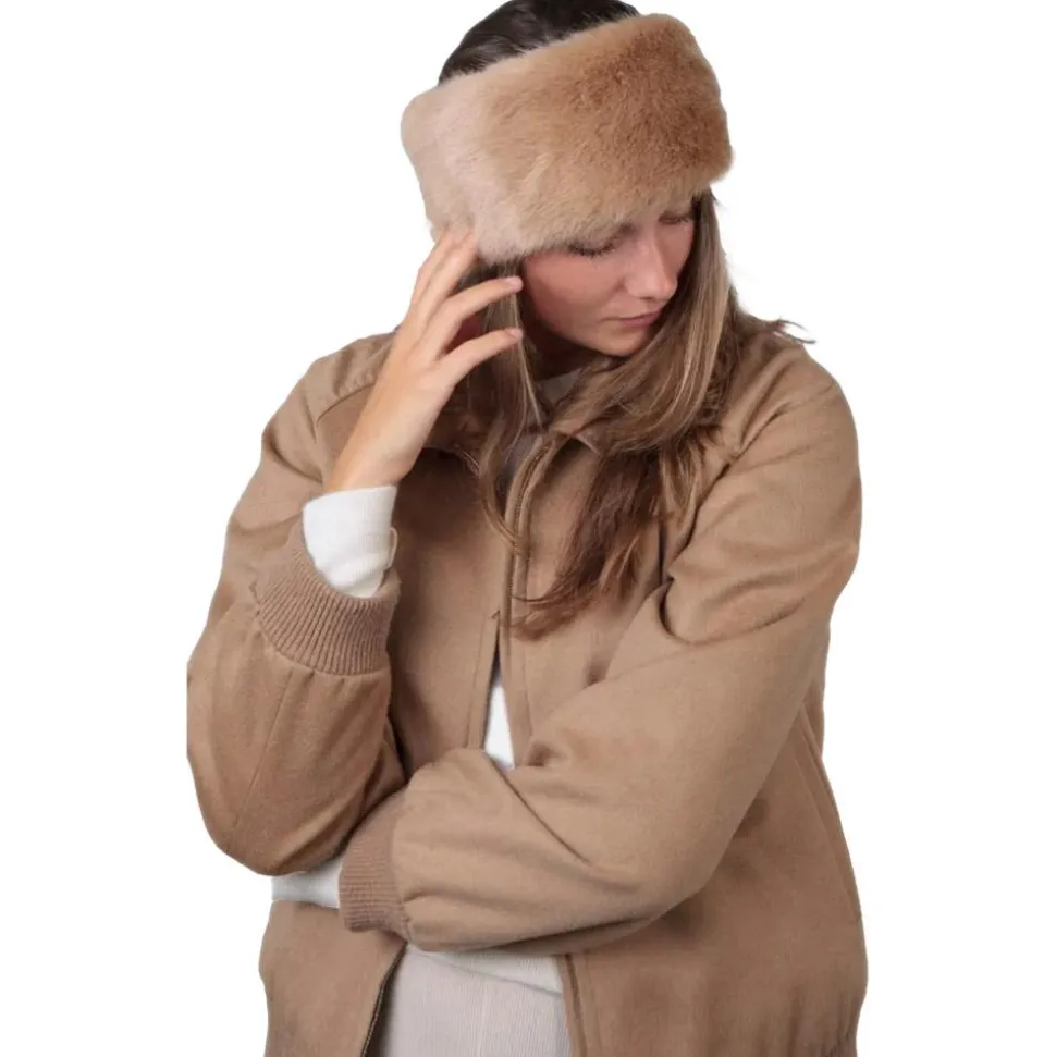 Bandeau Barts Fur Headband Light Brown