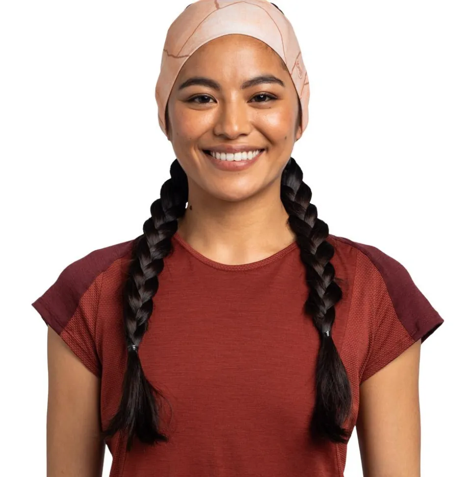 Bandeau Buff Coolnet Uv Wide Headband Moutah Apricot