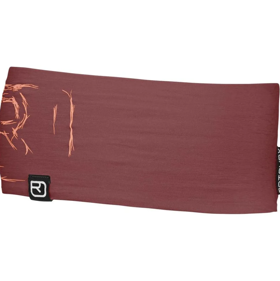 Bandeau Ortovox 120 Tec Logo Headband Mountain Rose