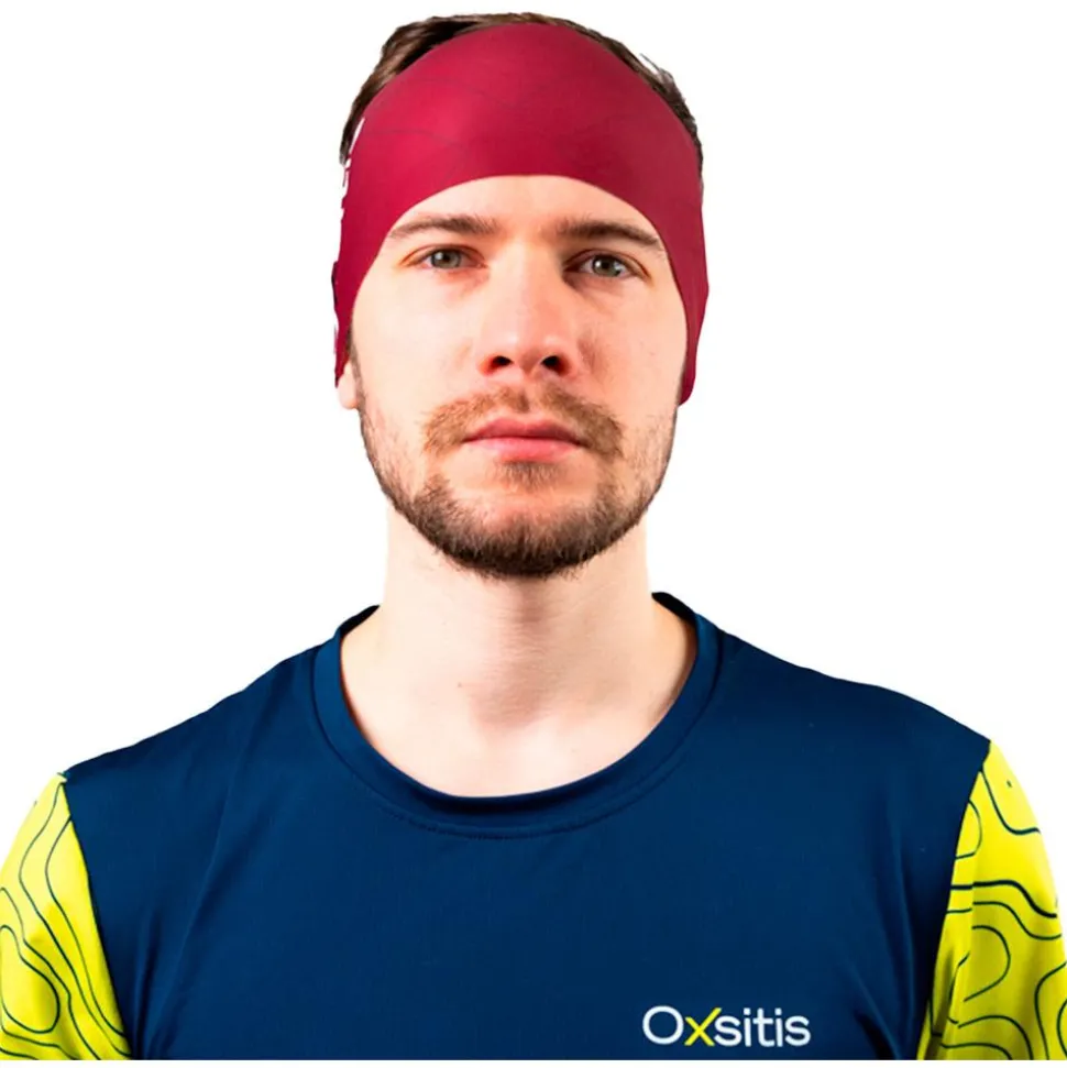 Bandeau Oxsitis Classic Headband Bordeaux Black