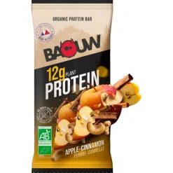 Barre Energétique Baouw Protéinée Bio 50 g. Pomme & Cannelle