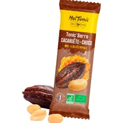 Barre Energétique Meltonic Tonic Barre Bio 25 g. Miel Cacahuètes Chocolat