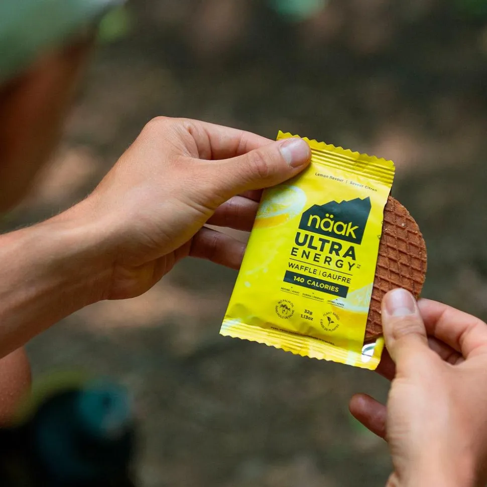 Barre Energétique Naak Ultra Energy Waffles 32 g. Citron