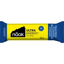Barre Energétique Naak Ultra Energy Bars Pack 50 g. x12 Peanut Butter Chocolate