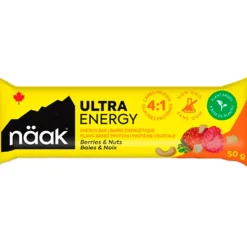 Barre Energétique Naak Ultra Energy Bars 50 g. Baies & Noix