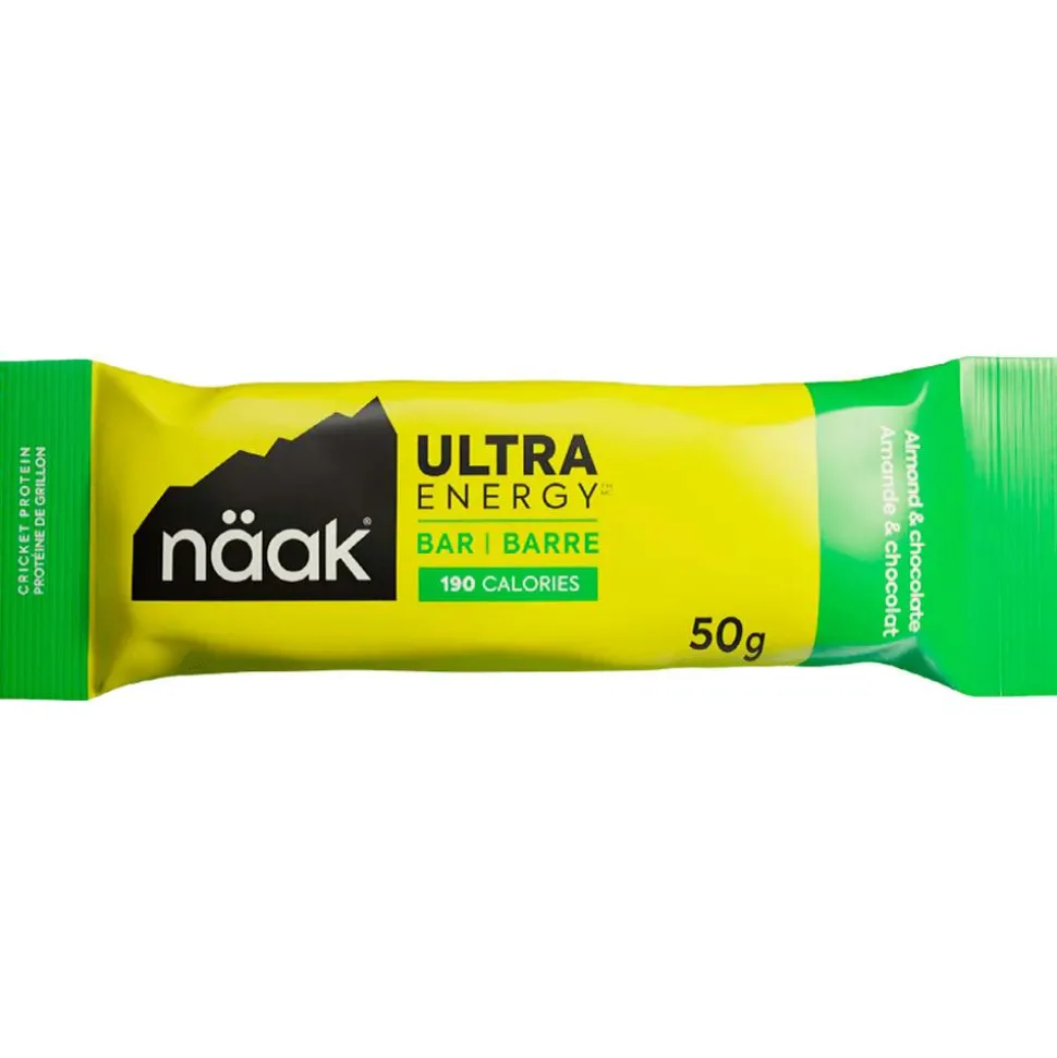 Barre Energétique Naak Ultra Energy Bars Pack 50 g. x12 Amande & Chocolat