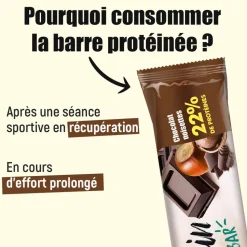 Barre Energétique Overstims Barre Protéinée 40 g. Chocolat & Caramel