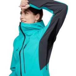 Blouson Ski Black Diamond W Dawn Patrol Hybrid Shell Dark Patina