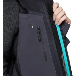 Blouson Ski Black Diamond W Dawn Patrol Hybrid Shell Dark Patina