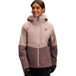 Blouson Ski Black Diamond W Recon Stretch Shell Pale Mauve Dark Mauve
