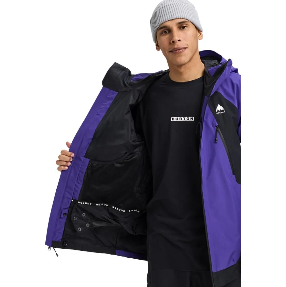 Blouson Ski Burton Reserve Gore Tex 2L Prism Violet True Black