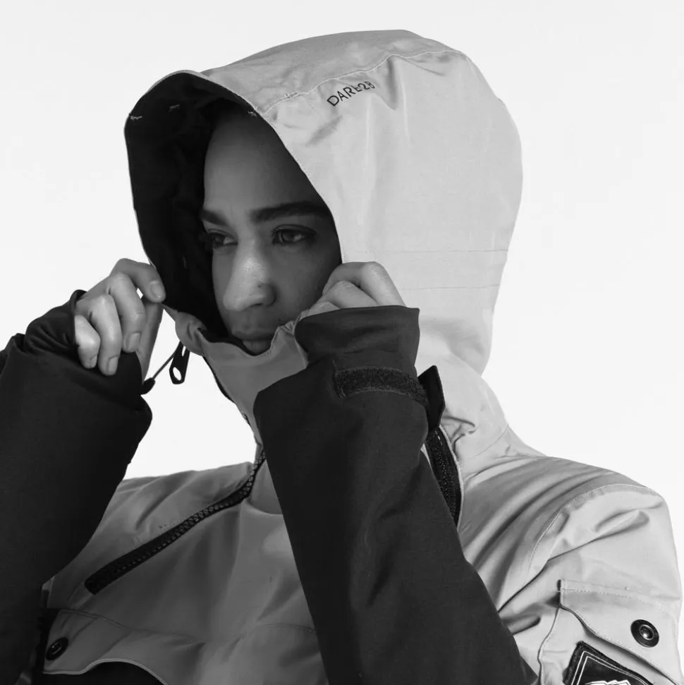 Blouson Ski DARE2B Slide Out Overhead Jkt Blanc Dash Print