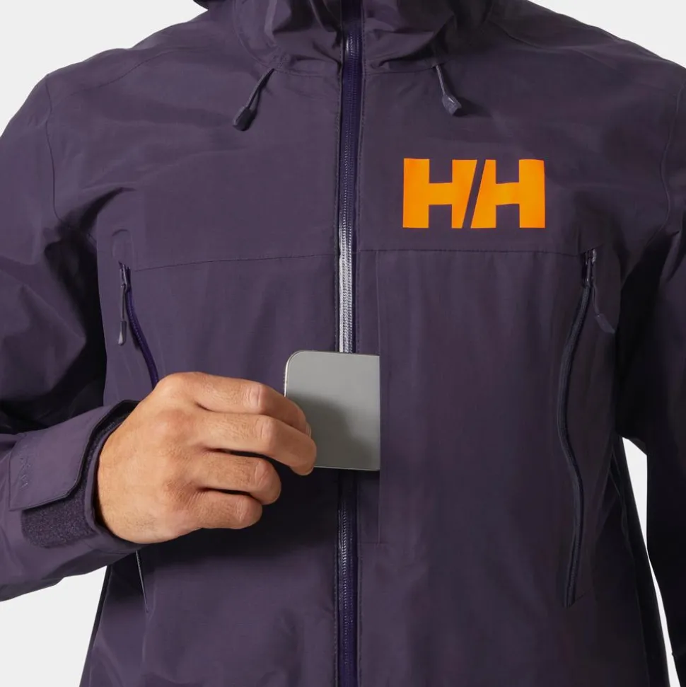 Blouson Ski Helly Hansen Sogn Shell 2.0 Black Grape