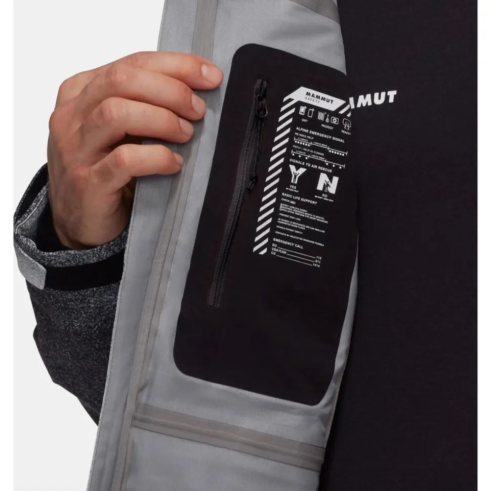 Blouson Ski Mammut Stoney HS Hooded Jacket Men Grain Black