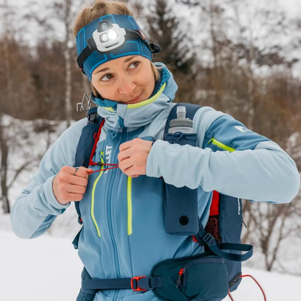 Blouson Ski Millet Pierra Ment Hoodie W Coronet Blue Iceberg