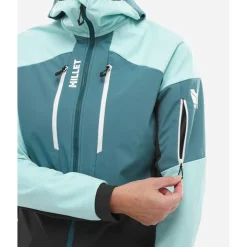 Blouson Ski Millet White Shield Jkt W Black Aruba