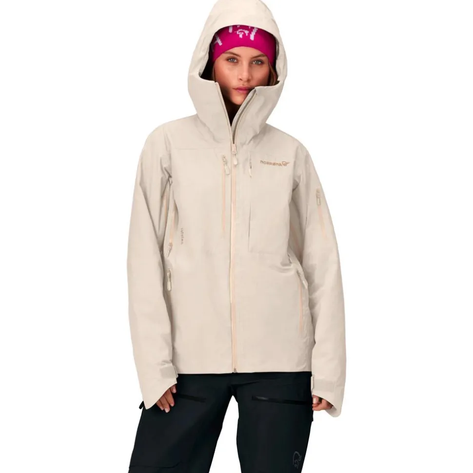 Blouson Ski Norrona Lofoten Gore-Tex Insulated Jkt W Oatmeal