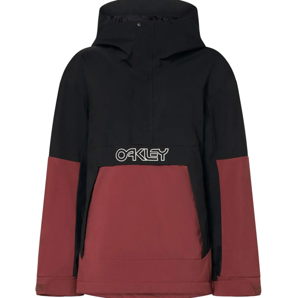 Blouson Ski Oakley W Tnp Tbt Insulated Anorak Blackout Grenache