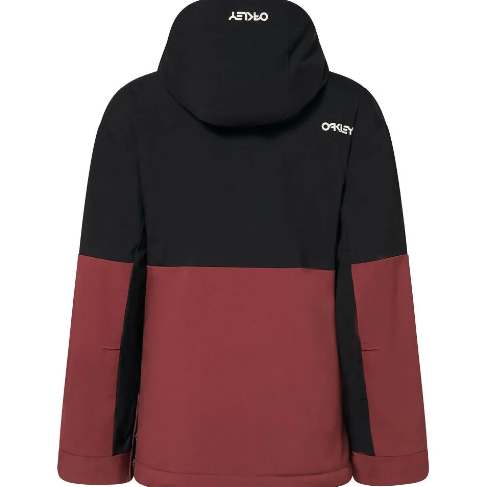 Blouson Ski Oakley W Tnp Tbt Insulated Anorak Blackout Grenache