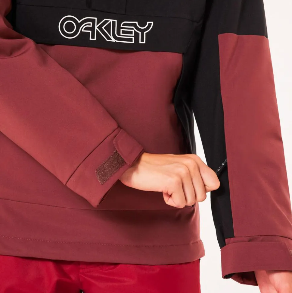 Blouson Ski Oakley W Tnp Tbt Insulated Anorak Blackout Grenache