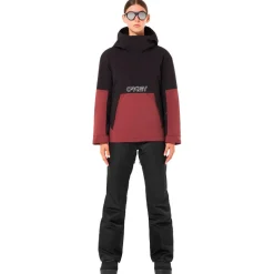 Blouson Ski Oakley W Tnp Tbt Insulated Anorak Blackout Grenache