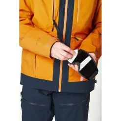 Blouson Ski Picture Naikoon Jacket Dark Blue Camel Honey