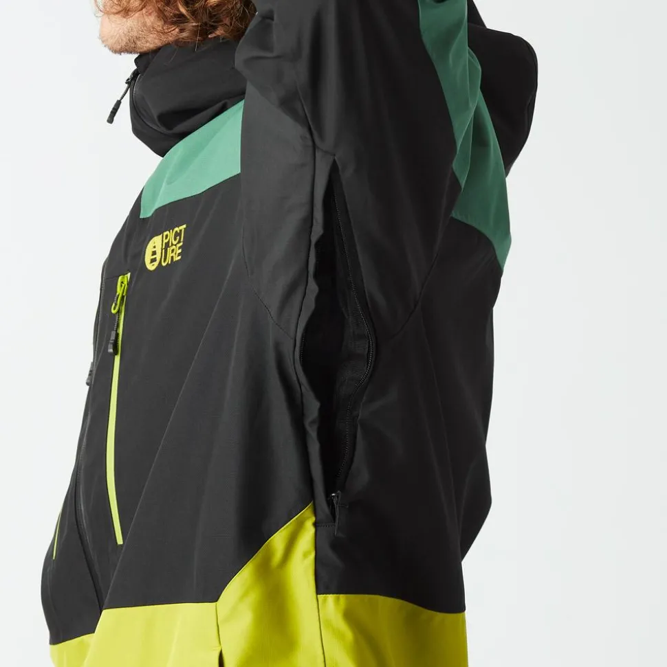 Blouson Ski Picture Object Smoke Pine Black