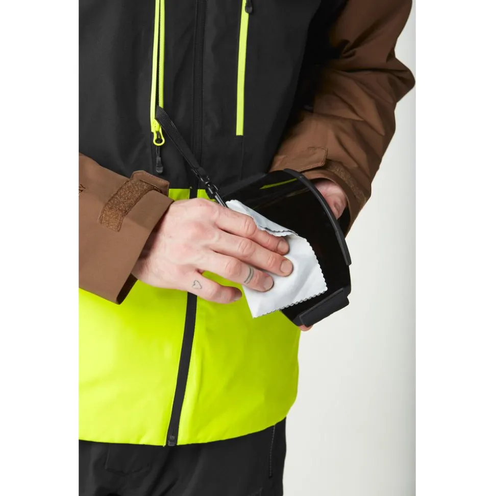 Blouson Ski Picture Object Jacket Cocoa Brown Black Acid Lime