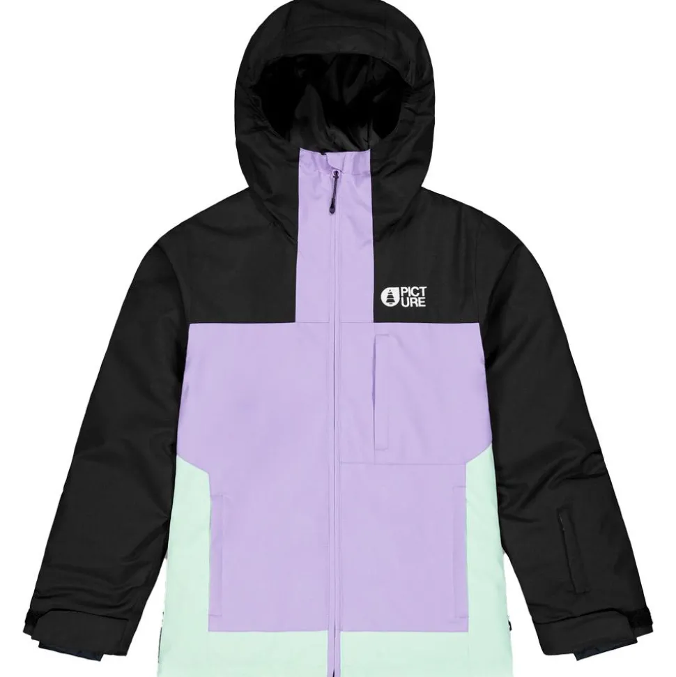 Blouson Ski Picture Seady Blk Paisley Purple Siltgr