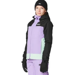 Blouson Ski Picture Seady Blk Paisley Purple Siltgr