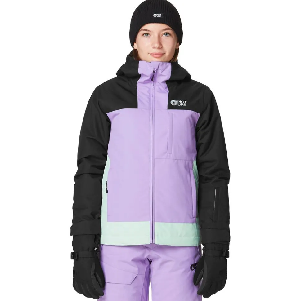 Blouson Ski Picture Seady Blk Paisley Purple Siltgr
