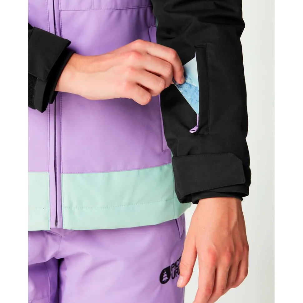 Blouson Ski Picture Seady Blk Paisley Purple Siltgr