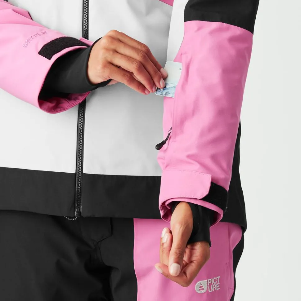 Blouson Ski Picture Seen Super Pink