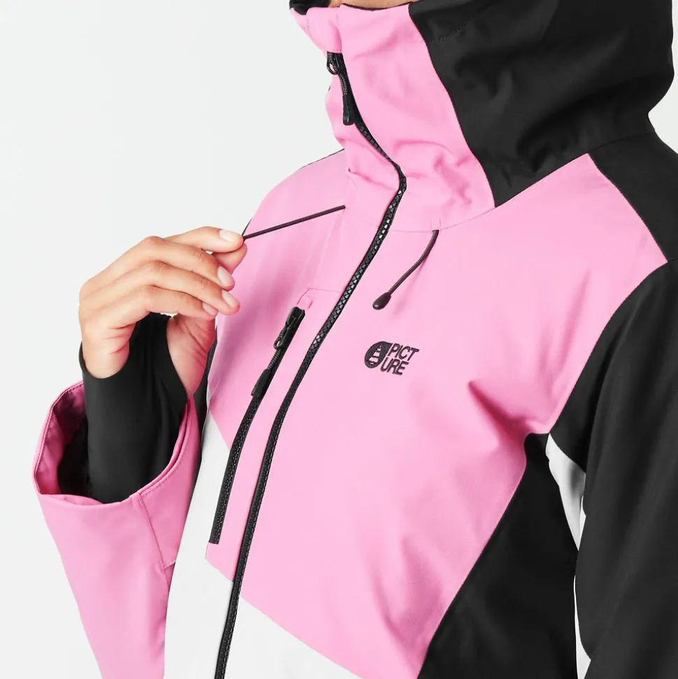 Blouson Ski Picture Seen Super Pink