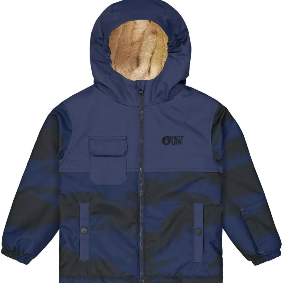 Blouson Ski Picture Snowy Printed Toddler Timeless Flower Print