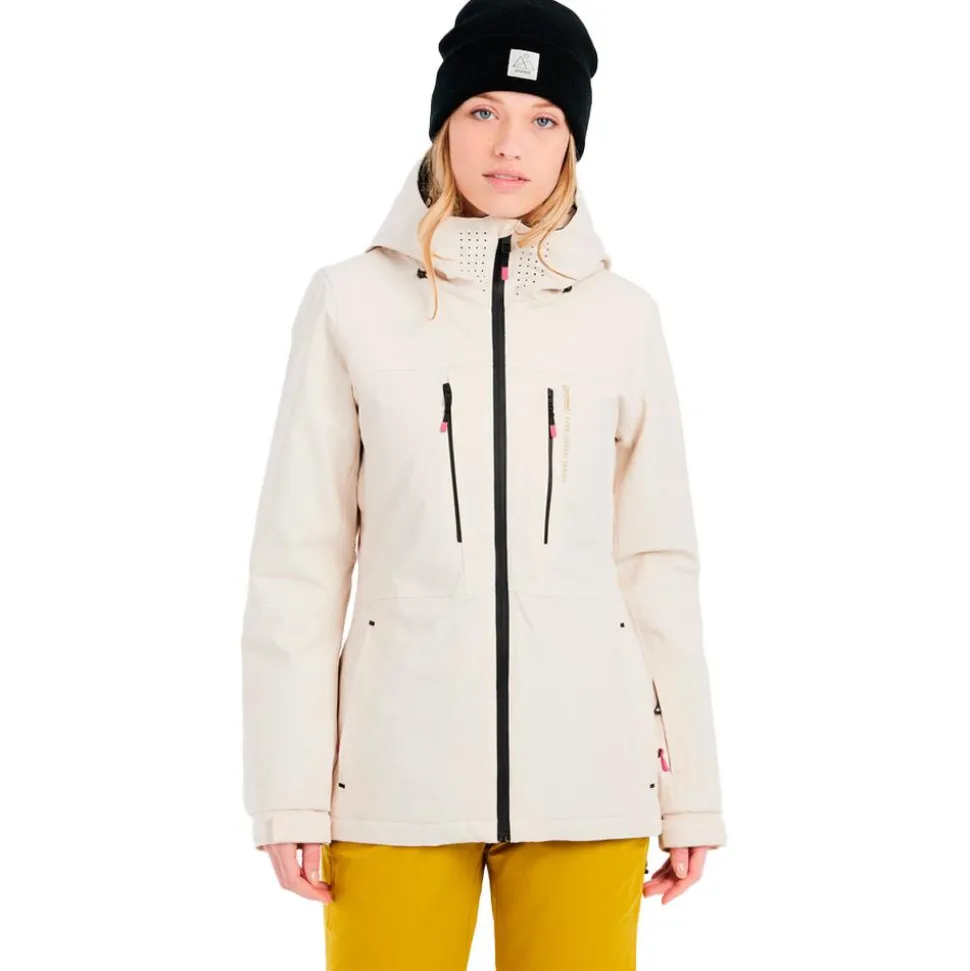 Blouson Ski Protest Prtbeverly Snowjacket Kitoffwhite