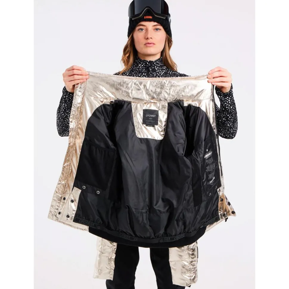 Blouson Ski Protest Prtcortina 24 Snowjacket Metal