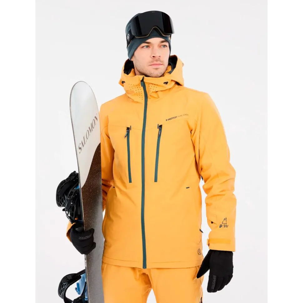 Blouson Ski Protest Prttimothy Snowjacket Cab Yellow