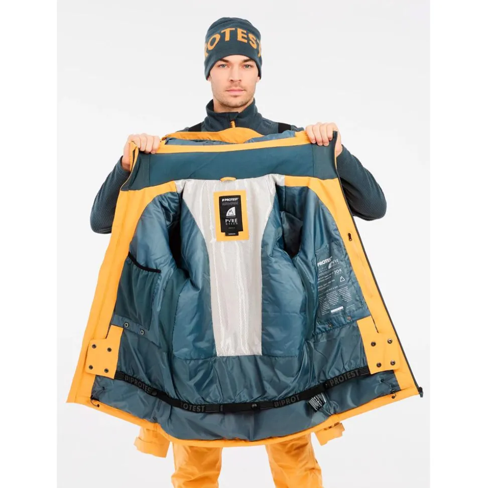Blouson Ski Protest Prttimothy Snowjacket Cab Yellow
