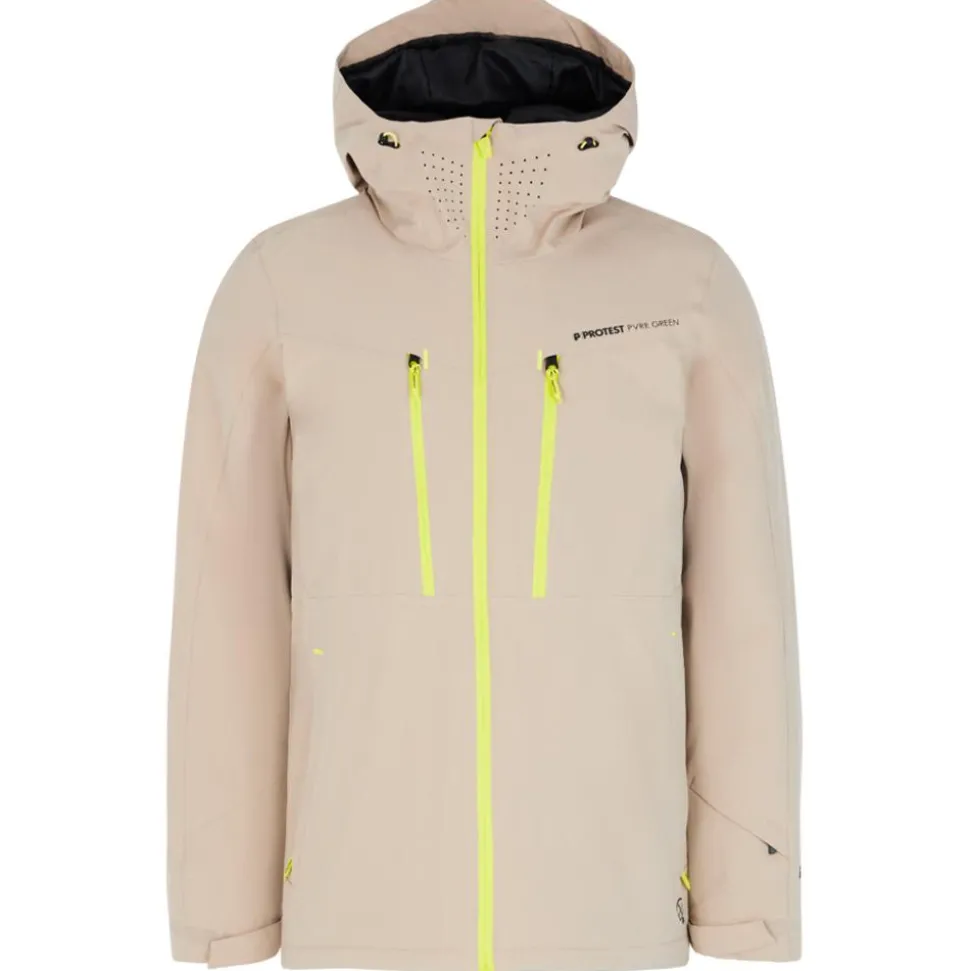 Blouson Ski Protest Prttimothy Snowjacket Bamboobeige