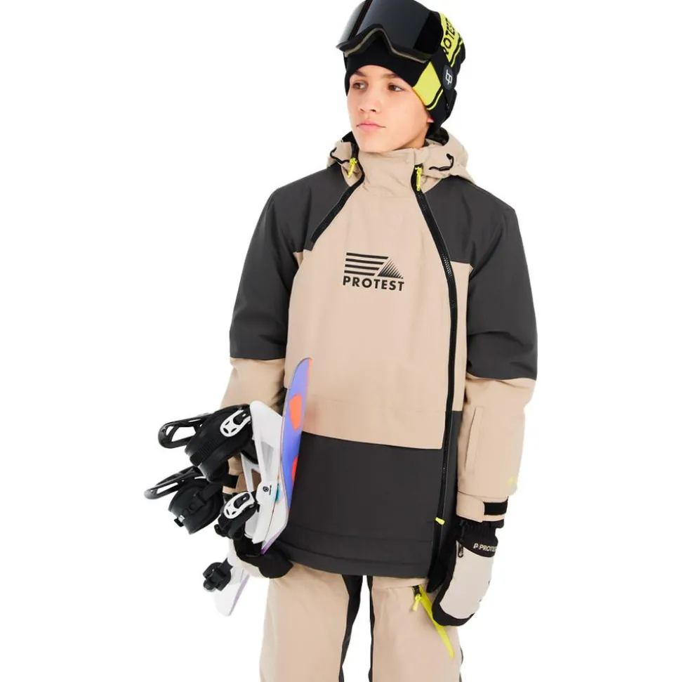 Blouson Ski Protest Prtwark Jr Snowjacket Deep Grey