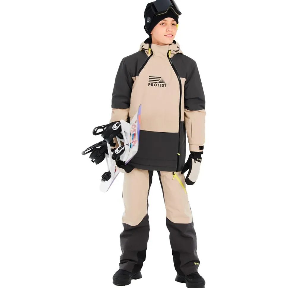 Blouson Ski Protest Prtwark Jr Snowjacket Deep Grey