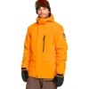 Blouson Ski Quiksilver Mission Solid Orange Pepper
