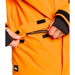 Blouson Ski Quiksilver Mission Solid Orange Pepper